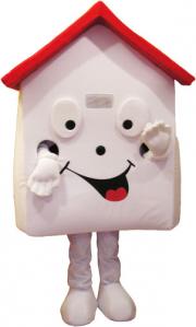 Elabika mascot costumes House Centrum Nieruchomości i Finansów