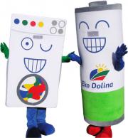 Elabika stroje reklamowe bateria,pralka, żarówka Eko Dolina