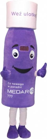 Elabika mascot costumes Bottle MedarPro