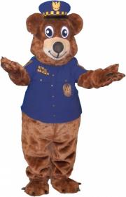 Elabika mascot costumes Bear Straż Miejska w Gliwicach