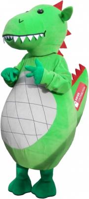 Elabika mascot costumes Dragon Azbestodont