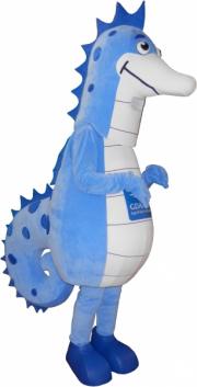 Elabika mascot costumes Seahorse MOSiR Gdańsk