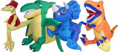 Elabika maskotki reklamowe Pan Konduktor Dino Pociąg Zatorland 