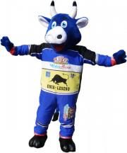 Elabika mascot costumes Bull Unia Leszno
