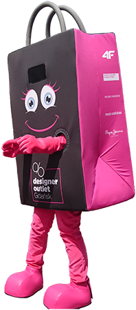 Elabika chodzące maskotki producent Torba na zakupy Designer Outlet