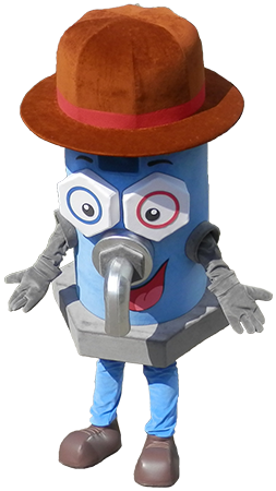 Elabika stroje karnawałowe mascot maskotki Kran WiK Opole