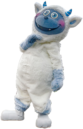 Elabika stroje maskotki reklamowe na zamówienie Yeti