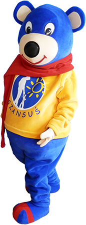Przebranie dla animatora Miś Szansuś, czyli stroje reklamowe