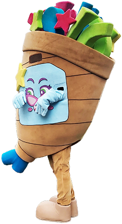Maskotka przebranie za figurkę MojiPops Poppy Celebrity