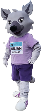 Strój reklamowy w postaci Lemura Julian Silesia 21