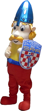 Stroje reklamowe dla Chrobry Głogów SPR czyli Woj Bolko